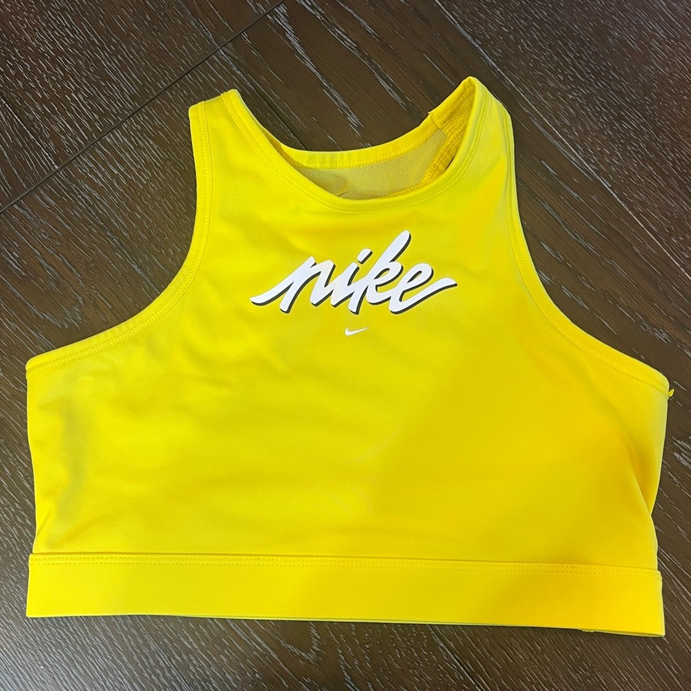 Nike Yellow Sports Bra